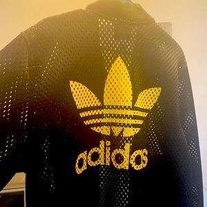 Jeremy Scott x Adidas limited edition perforated Bomber jacket
